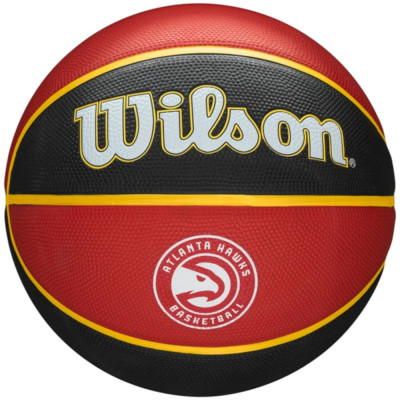 Mingi de baschet Wilson NBA Team Atlanta Hawks Ball WTB1300XBATL roșu foto