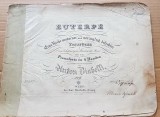 G436-I-EUTERPE-Partituri vechi Pian la 4 maini-Anton Diabelli Viena anii 1860-1880.Text in limba germana.