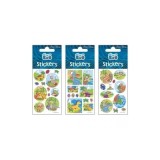 Abtibilduri - dinozauri, set 10-13 buc, Sticker Boo, 382532