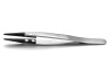 Pensetă ESD IDEAL-TEK V&acirc;rf &Icirc;ngust 2,2x2,2mm Lungime 130mm Material Poliamidă Fibră Carbon