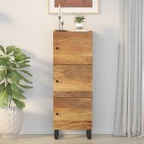 vidaXL Dulap &icirc;nalt cu 3 uși, 40x33x110 cm, lemn masiv mango și fier 352932
