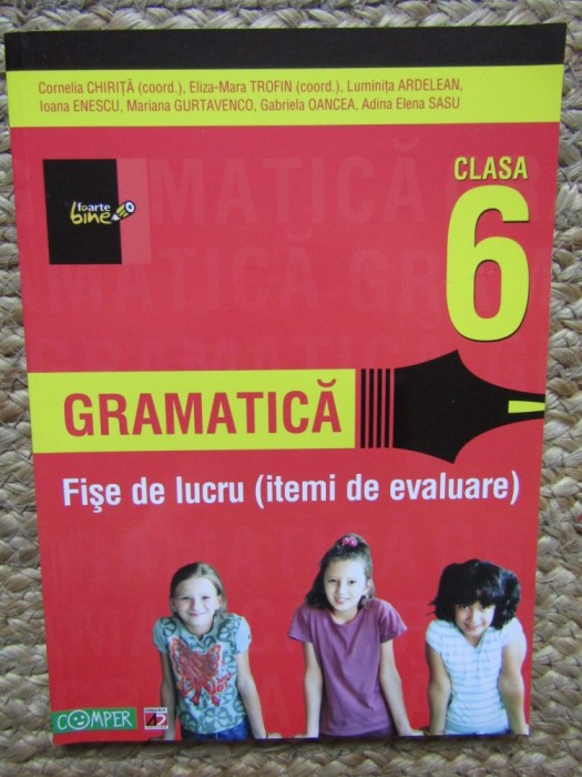 GRAMATICA CLASA 6 FISE DE LUCRU ( ITEMI DE EVALUARE)
