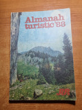 Almanah turistic -din anul 1988-maramures,brancusi,rodna,delta dunarii,bucuresti
