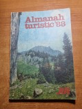 Almanah turistic -din anul 1988-maramures,brancusi,rodna,delta dunarii,bucuresti