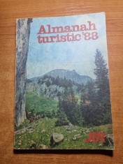 almanah turistic -din anul 1988-maramures,brancusi,rodna,delta dunarii,bucuresti