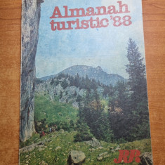 almanah turistic -din anul 1988-maramures,brancusi,rodna,delta dunarii,bucuresti