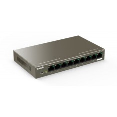 SWITCH PoE Tenda fara management 9-Porturi 10/100 Mbps cu 8-Porturi PoE, IEEE 802.3af, carcasa metalica, rackabil &amp;quot;TEF1109P-8-102W&amp;quot; (timbru verde 2 le foto