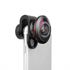 Lentila conversie Iboolo 8mm full screen Fisheye pentru smartphone foto