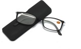 Ochelari de citit KoKoBin, plastic/acril, negru, 13,5 x 4,7 x 3 cm, +1