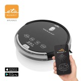 Cumpara ieftin Robot aspirator cu mop ETA Aron 2512 90000, Wi-Fi, baterie Li-Ion 14.4 V, 300 ml, autoincarcare, navigare giroscopica, negru
