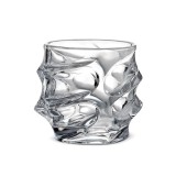 Pahar, pentru whiskey, Starlight Wave, 330 ml, din sticla, 9.5 cm inaltime, 7.5 cm latime, 9 cm adancime, Oem