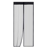 Plasa Insecte Magnetica Usa 90x210 cm Negru - Protectie Tantar Fixare Usoara