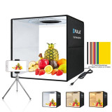 Pfessional Jewelry Lightbox 40x40cm Photo Box Studio Shoot Stand Kits Lampă LED