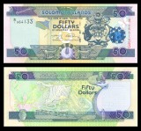 INSULELE SOLOMON █ bancnota █ 50 Dollars █ 2005 █ P-29 █ B/1 █ semnatura 9 █ UNC