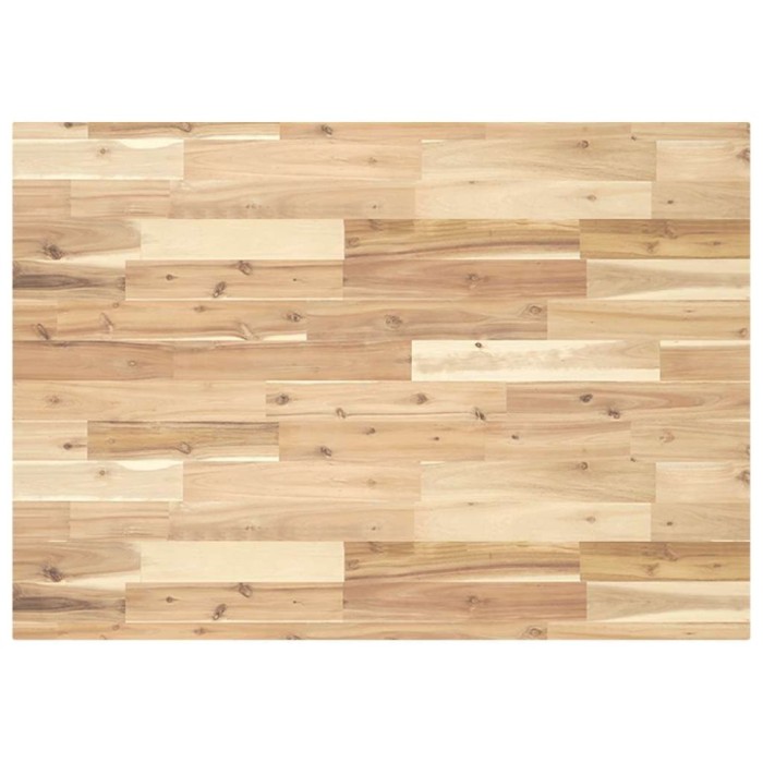 Blat de birou netratat, 80x70x4 cm, lemn masiv de acacia