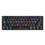 Tastatura Mecanica OptimX K999, wireless/usb type-c/bluetooth, RGB, 61 taste, Negru, bulk