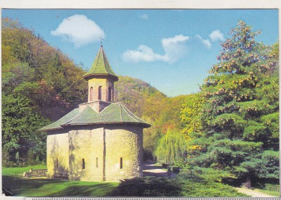 bnk cp Biserica Manastirii Prislop - Vedere - necirculata foto