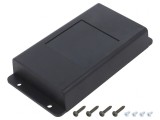 Carcasă Universală ABS Neagră 69x133x23mm