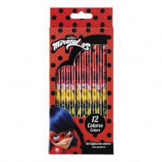 Set 12 creioane colorate LADYBUG MARINETTE foto