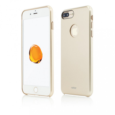 Husa Vetter pentru iPhone 7 Plus, Clip-On Slim Magnetic Series, Gold foto