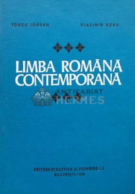 Limba romana contemporana - 1978 - Vladimir Robu ($K21) foto
