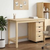 Cumpara ieftin Set birou si cabinet MOSS 2 buc. Maro 112 x 50 x 75 cm