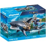 Playmobil Pirates - Rechin urias cu pirat