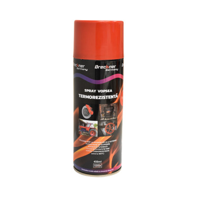 Spray vopsea ROSU rezistent termic pentru etriere 450ml. Breckner BK83115 foto