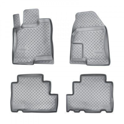 Set de 4 covorase cauciuc 3D stil tavita premium pentru Opel Antara, Chevrolet Captiva din 2006 foto