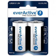 Baterie Alcalina Lr20 Blister 2 Buc Everactive