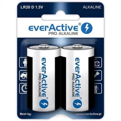 Baterie Alcalina Lr20 Blister 2 Buc Everactive foto