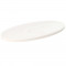 vidaXL Blat de masă, alb, 80x40x2,5 cm, lemn masiv de pin, oval 824321