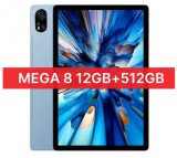 Cumpara ieftin Tableta PC Blackview MEGA 8, Albastru, 4G LTE, 13 FHD+ 90Hz, 36GB RAM(12GB+24GB extensibili), 512GB ROM, Android 15, T620, 50MP+12MP+2MP, 11000mAh, 18