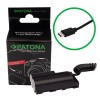 Acumulator dummy cu USB-C Patona Premium pentru NP-FM50 NP-F550 NP-F750 NP-F960 NP-F970 replace Sony - 9415
