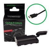 Cumpara ieftin Acumulator dummy cu USB-C Patona Premium pentru NP-FM50 NP-F550 NP-F750 NP-F960 NP-F970 replace Sony - 9415