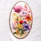 Tablou pe lemn flori viu colorate 46147