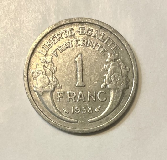 Moneda Franta 1958