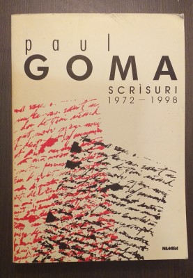 SCRISURI - 1972-1998 - PAUL GOMA foto