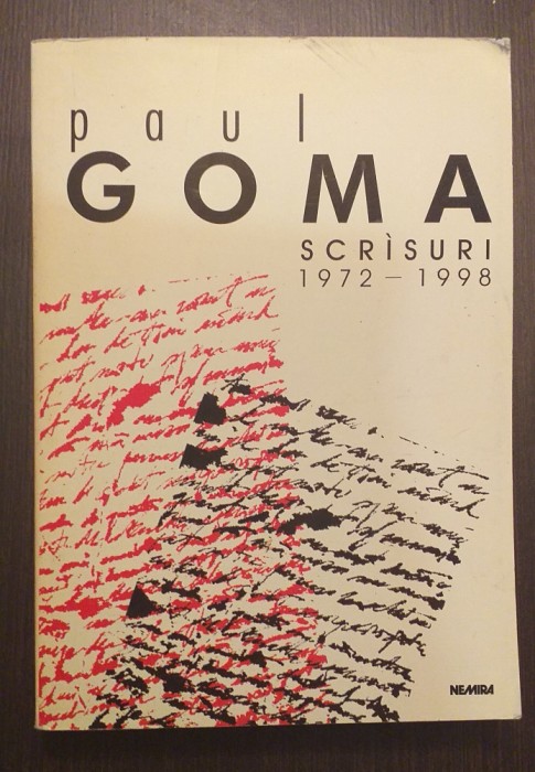 SCRISURI - 1972-1998 - PAUL GOMA