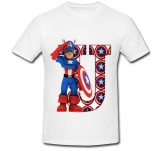 Tricou &quot; Captain America - J &quot;