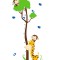 Sticker decorativ, masuratoare cu animalute 150 cm, 1390ST