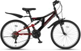 Bicicleta MTB Umit BLACKMOUNT, Full Suspension,V , 21 viteze, roata 26", cadru o... Cod:62629000001