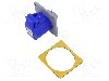 Conector alimentare AC, IEC 60309, IP44, 32A, 250V AC, 3 pini, AMPHENOL - 2CMA193170R1000