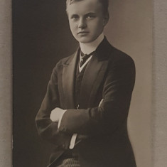 PRINTUL GEORG VON SACHSEN - MEININGEN ,PORTRET IN STUDIO , CARTE POSTALA ILUSTRATA , MONOCROMA, NECIRCULATA , PERIOADA PRIMULUI RAZBOI MONDIAL