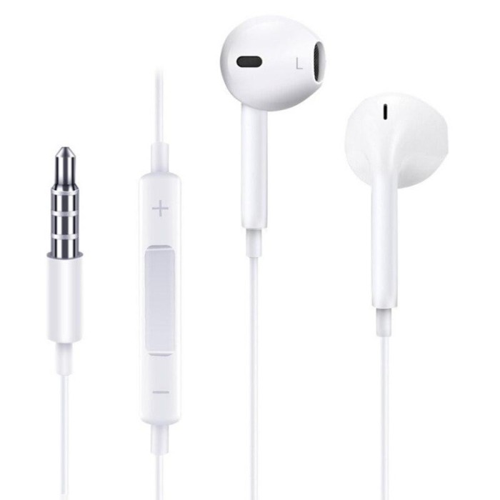 Casti audio JR-EP1, Joyroom, 3.5 mm, Alb