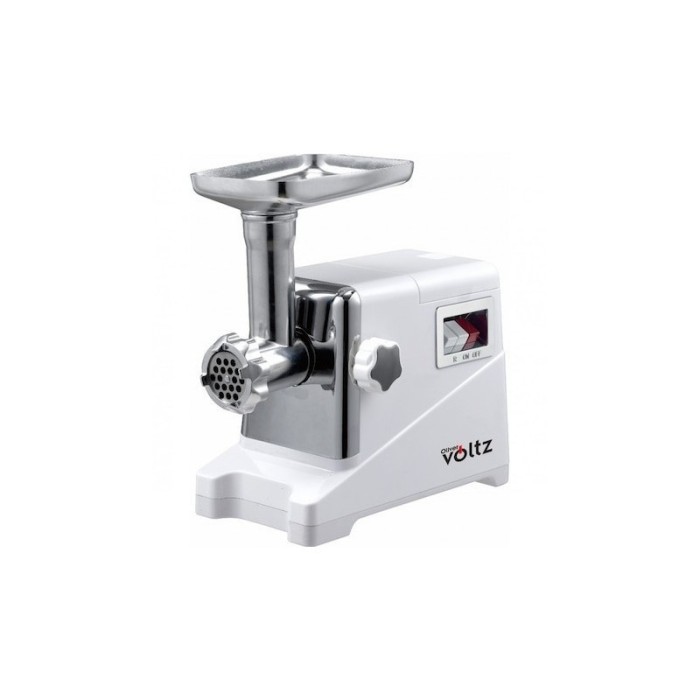 Masina de tocat carne cu accesoriu rosii Oliver Voltz, 2000 W, invers, accesorii, Alb