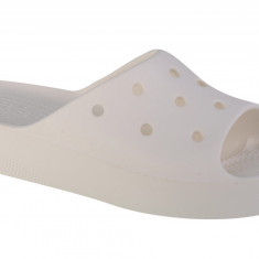 Papuci flip-flop Crocs Classic Platform Slide 208180-100 alb