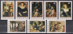 Rwanda 1977 - 400 de ani de la nașterea lui Peter Paul Rubens, MNH foto