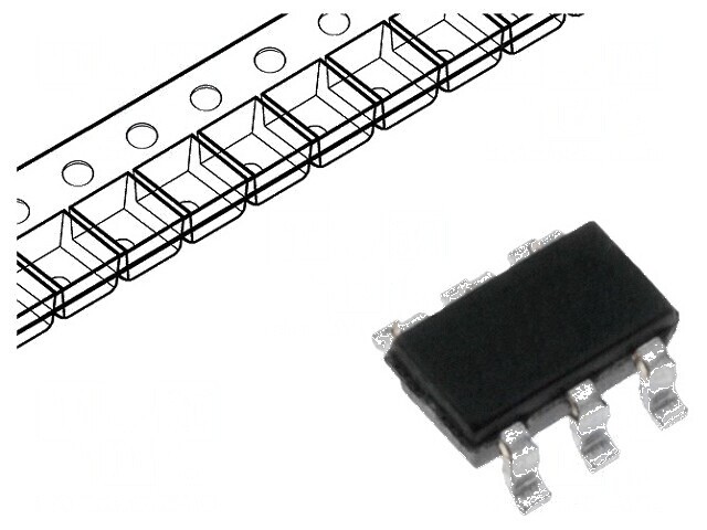 Amplificator de măsurare IC 500kHz 2-5.5V SOT23-6