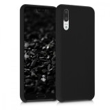 Husa pentru Huawei P20, Silicon, Negru, 45689.01, Carcasa, Kwmobile